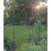 Pergola metalowa MAGDA , LUCK DESIGN XXL Łuk szerokość 140cm wysokość 240 cm + 4× Hak kotwa DO MOCOWANIA DO ZIEMI 30cm